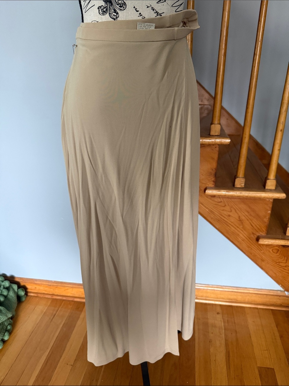 Light Taupe Maxi Easy Skirt - Women's Elegant Long Skirt